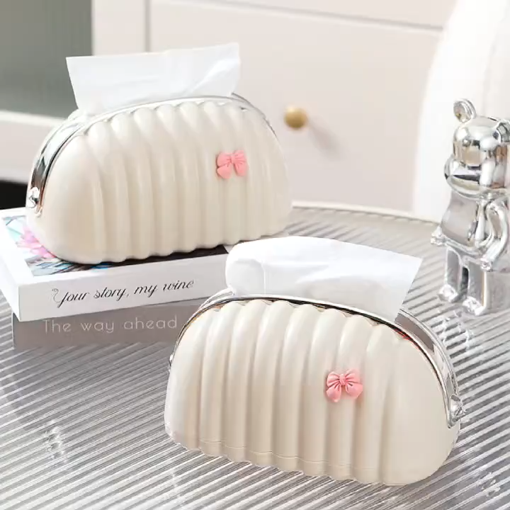 Shell-Shaped Tissue Box - product view 3