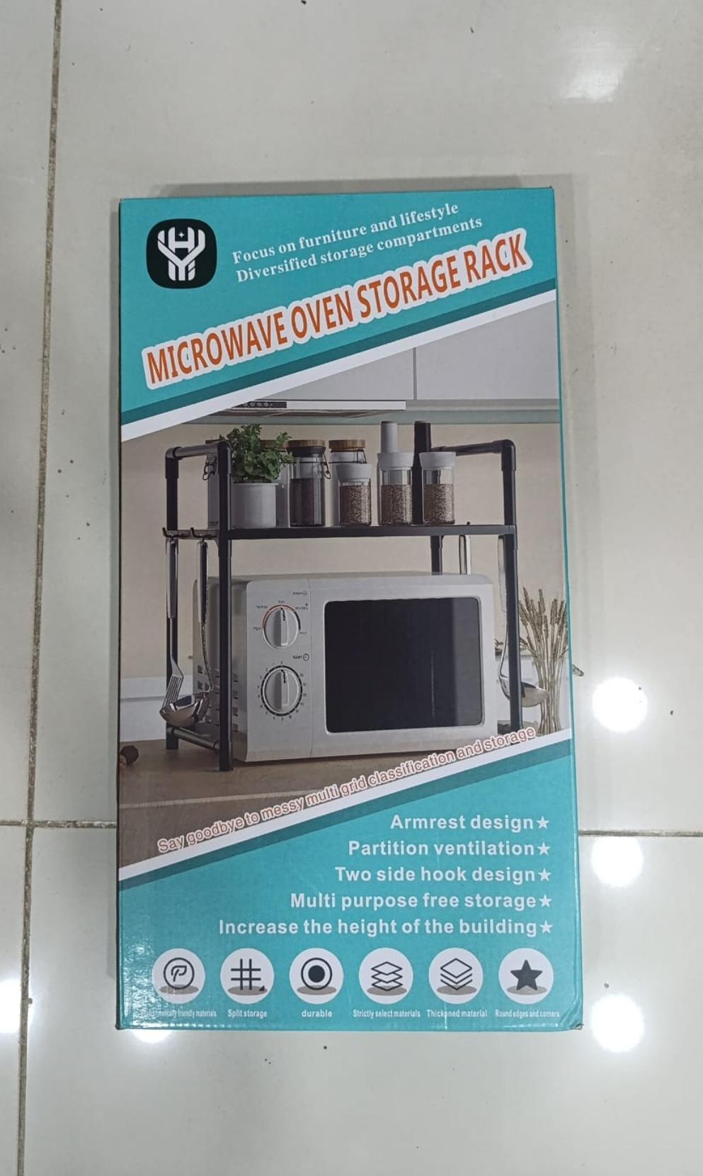2-Tier Microwave Storage Rack - product view 5