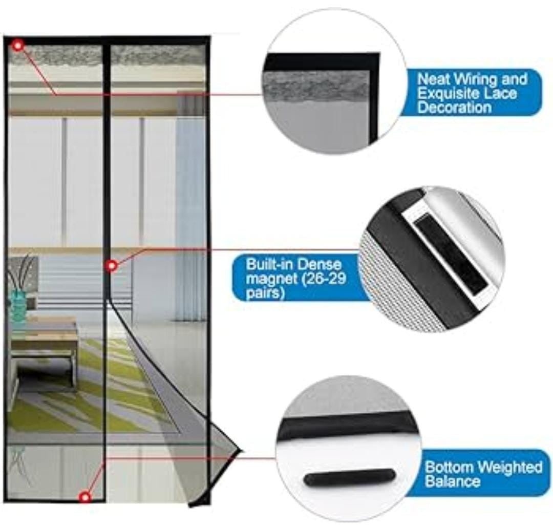 Magnetic Mosquito Mesh Door - product view 1