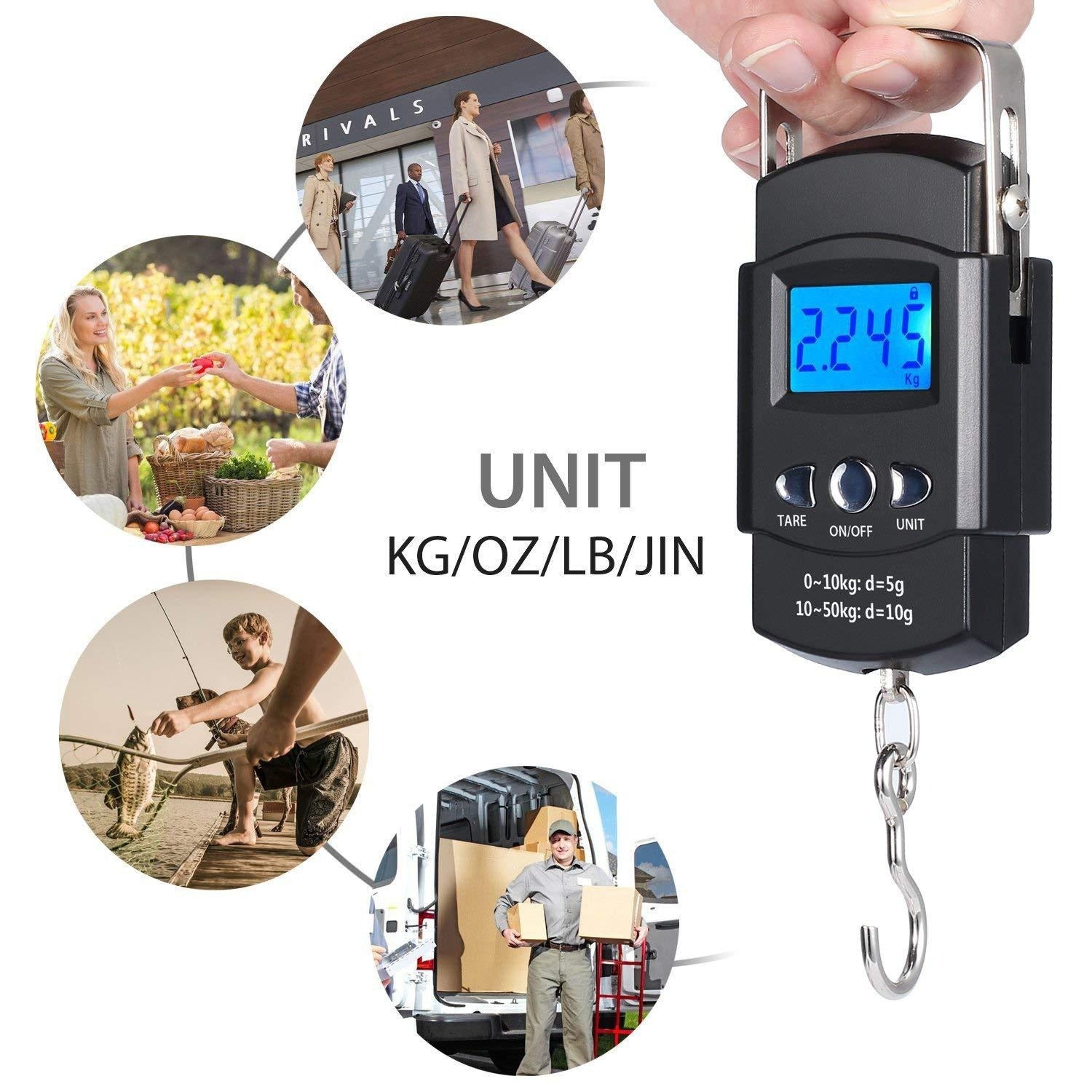 50kg Digital Luggage Scale - product view 2