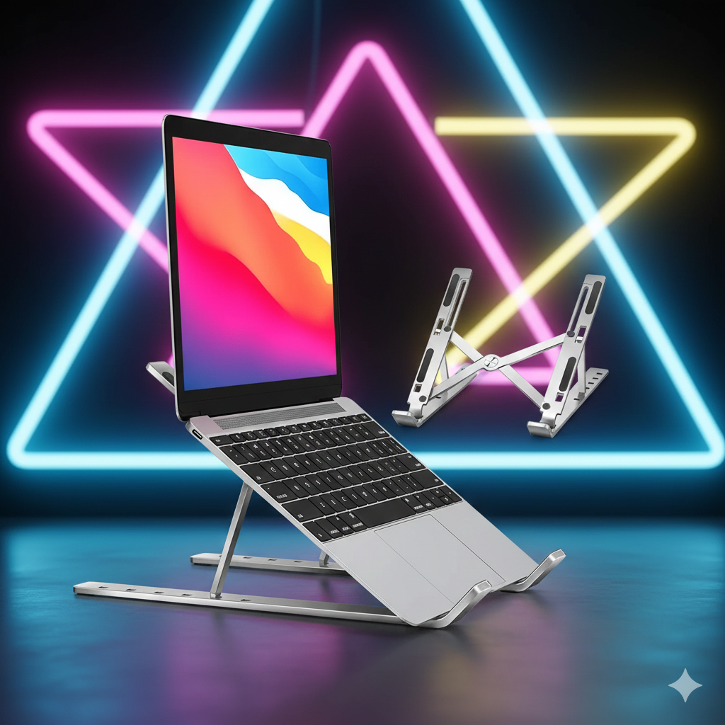 Foldable Aluminium Laptop Stand - product view 1