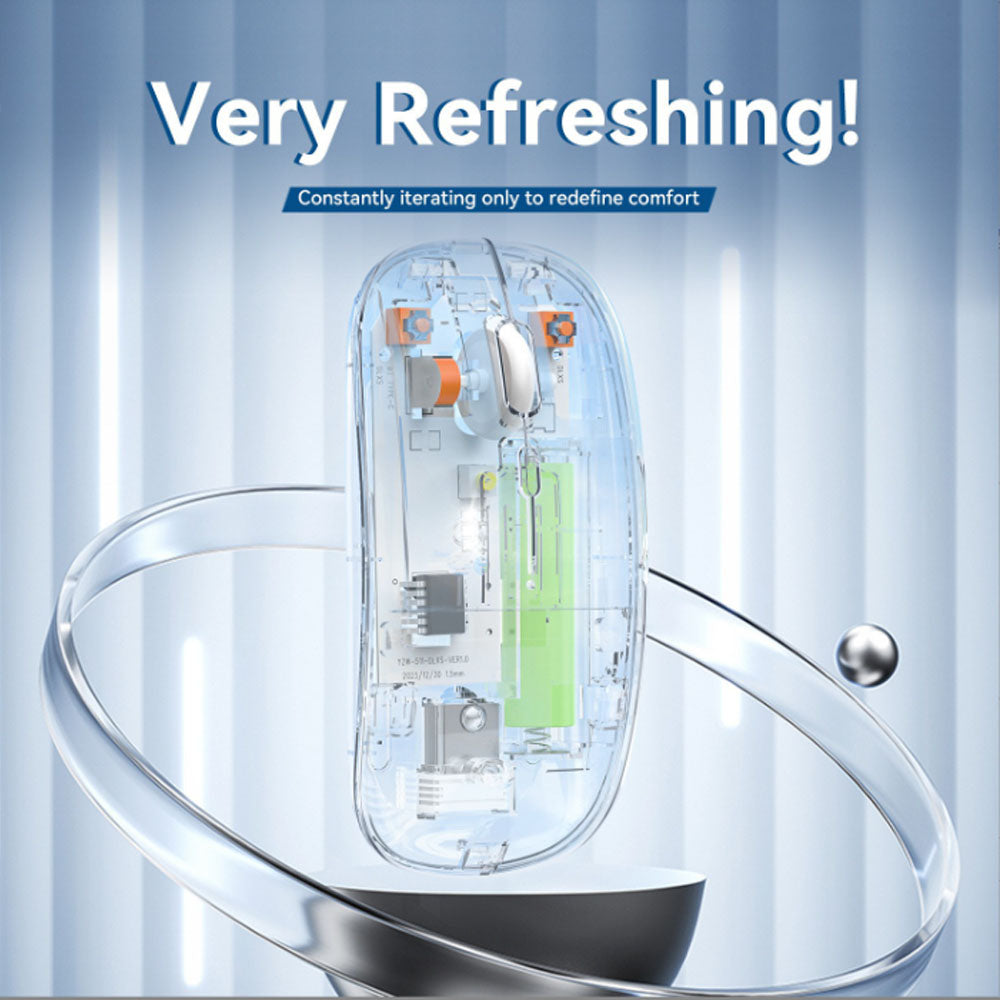 RGB Transparent Wireless Mouse view 3