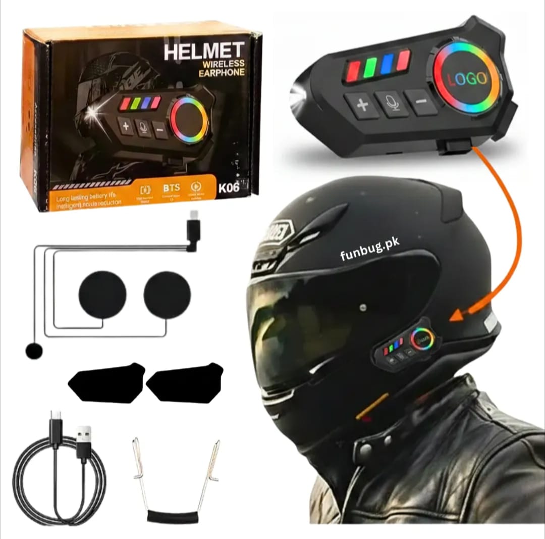 K06A Helmet Bluetooth Headset view 2