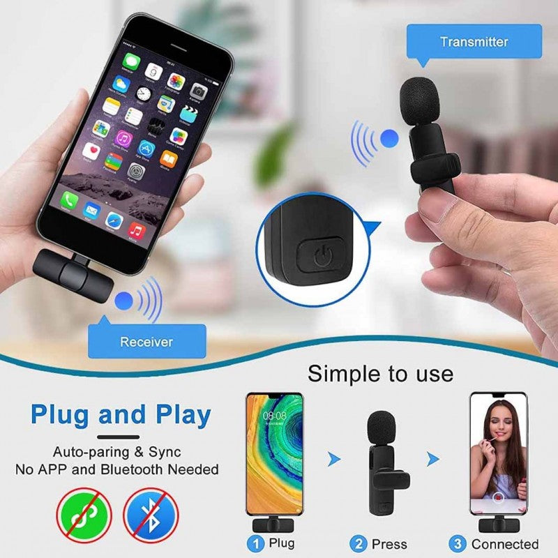 K11 Dual Wireless Mic view 2