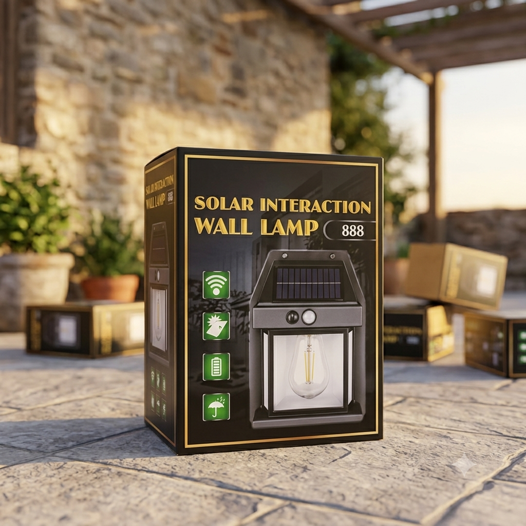 Solar Motion Sensor Wall Light main product image