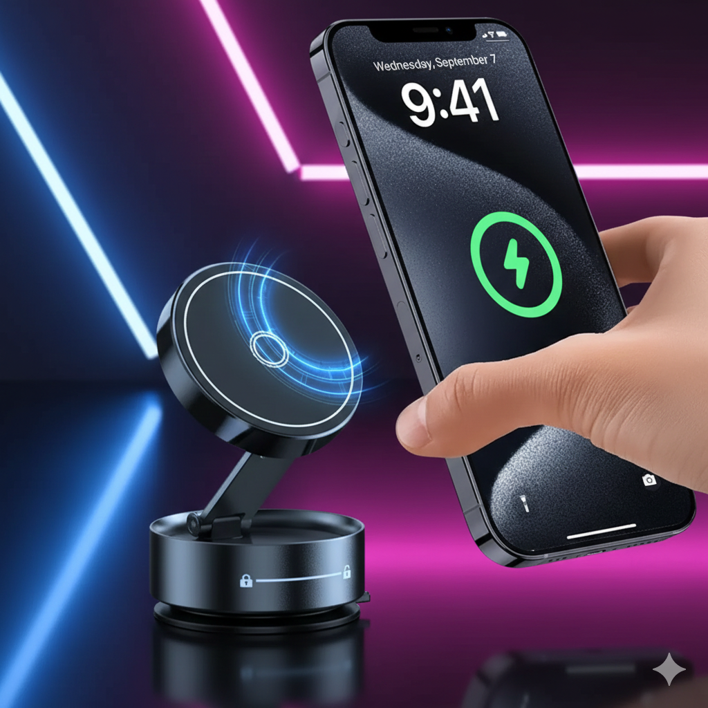 360° Magnetic Car Phone Holder view 2