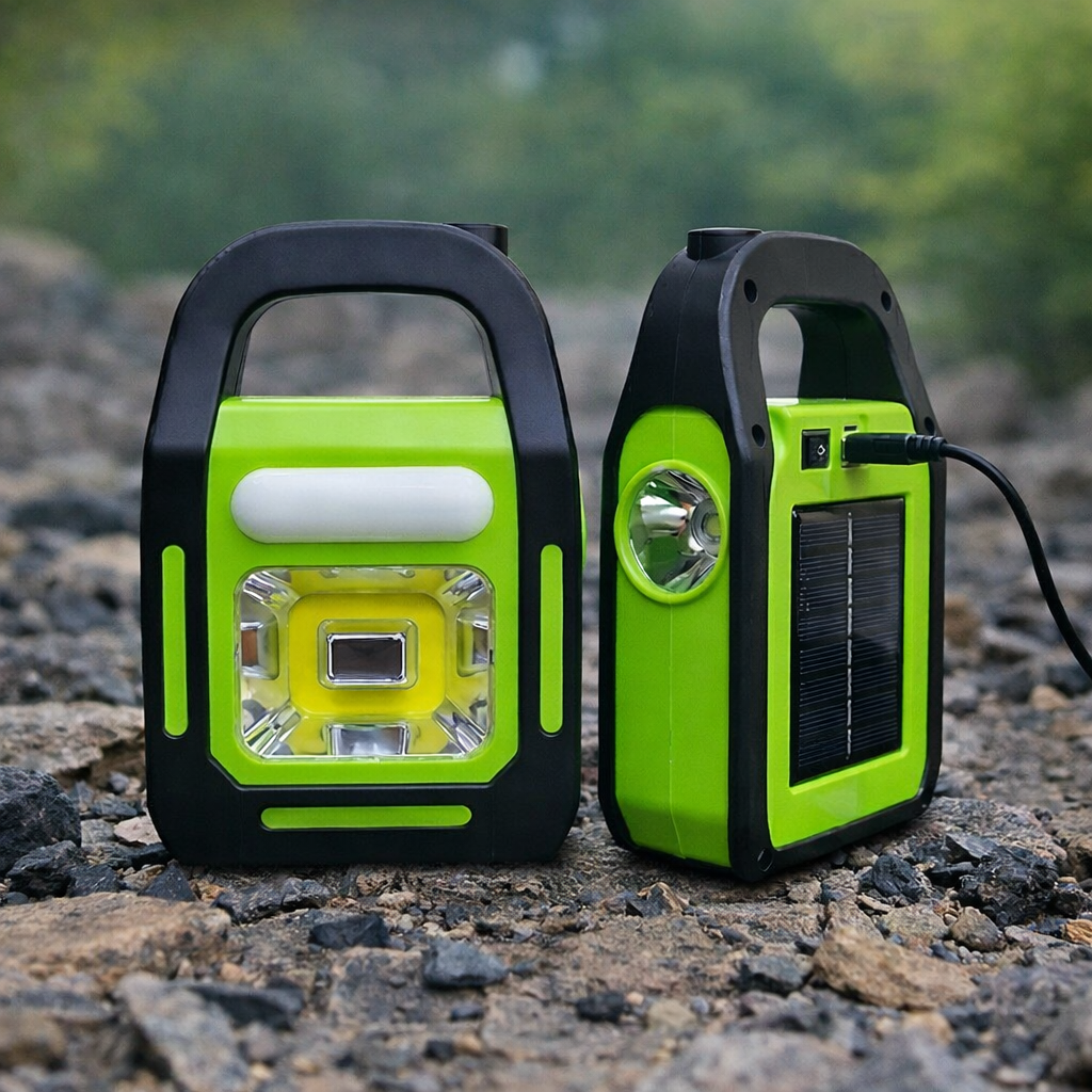 3-in-1 Solar Emergency Power Light view 3