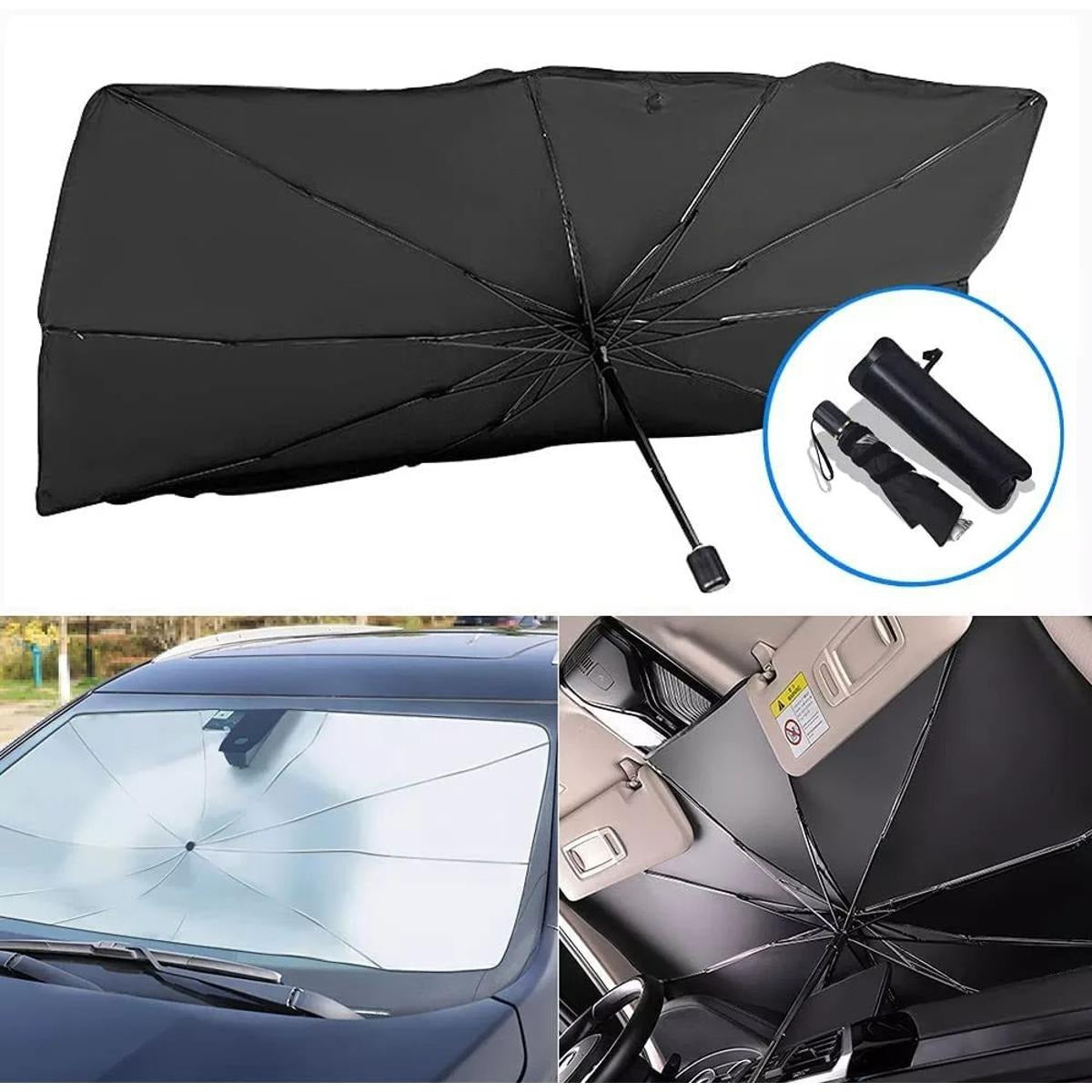 Windshield Sunshade Umbrella view 2